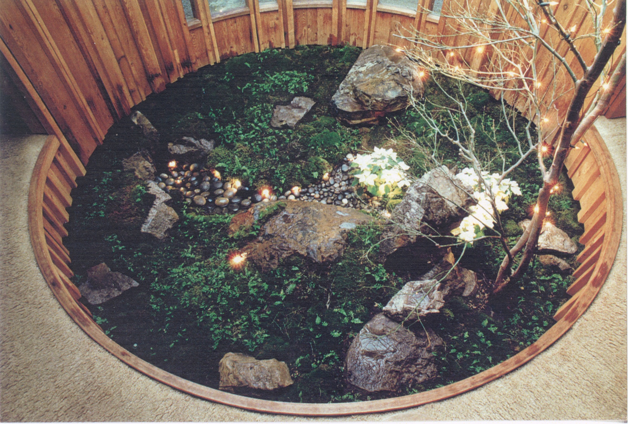 Hunter House, Atrium, Interior Garden (HH-CAA-0026) — photograph, Canadian Architectural Archives