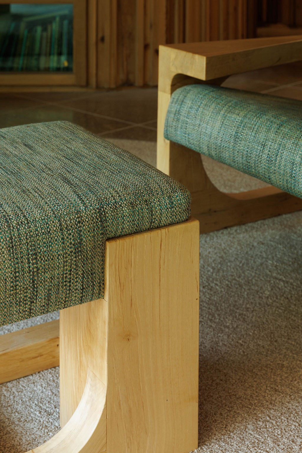 Channel Chair Ottoman, Living Room (HH-EGC-0045) — photograph, Eric Gesinger Collection