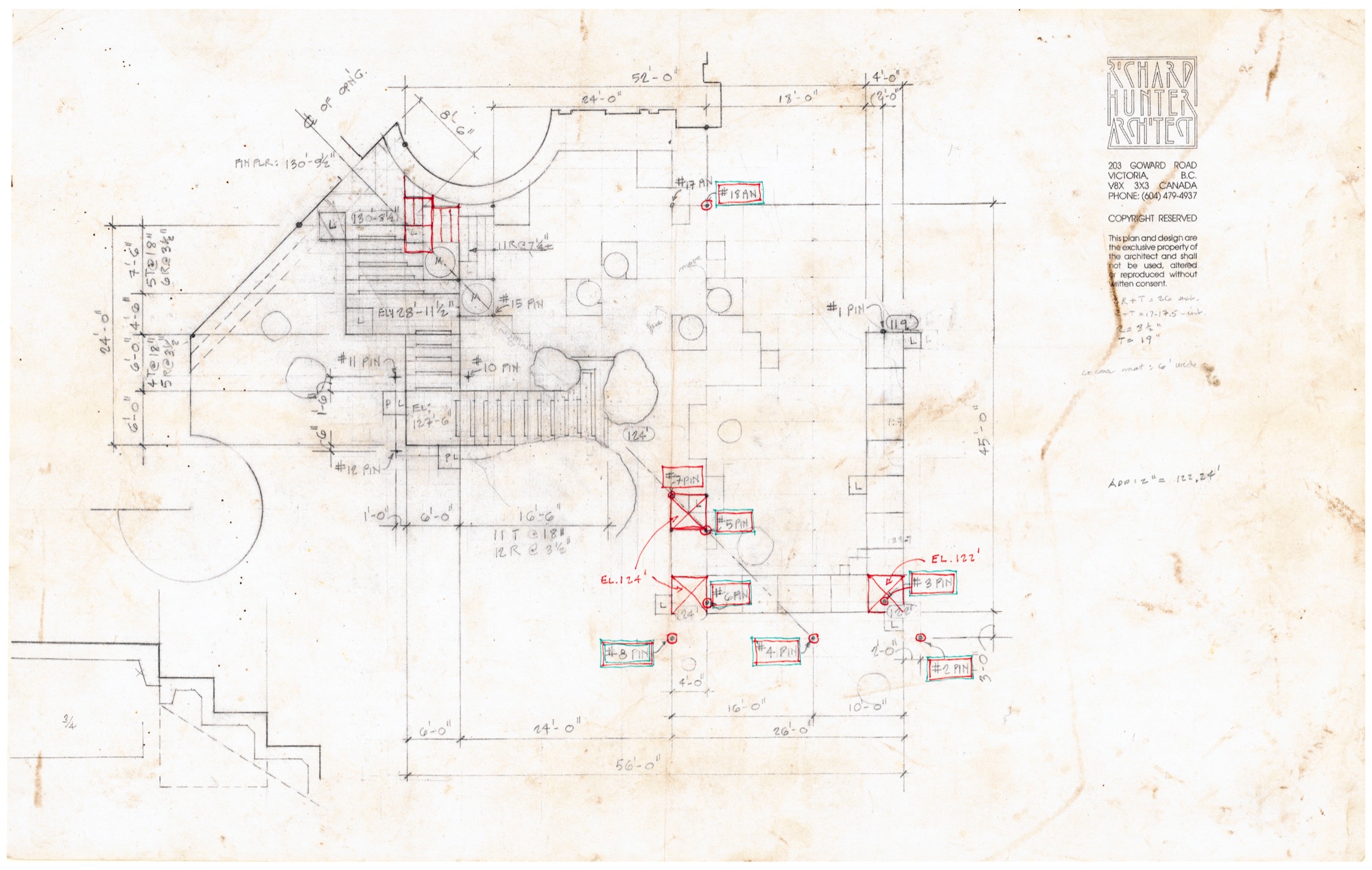 Entry Garden (HH-HHC-0031) — drawing, Hunter House Collection