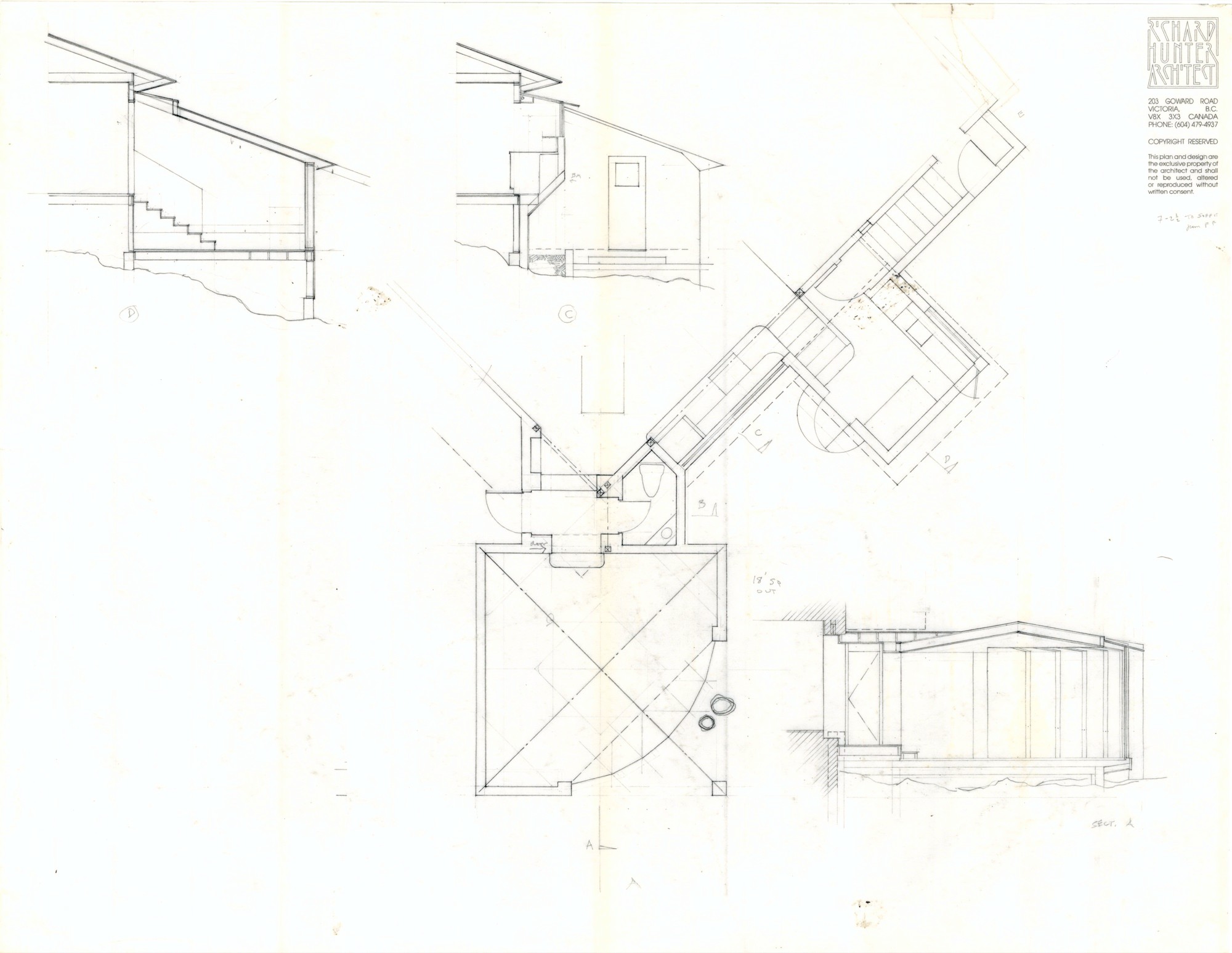 Dining Room (HH-HHC-0055) — drawing, Hunter House Collection