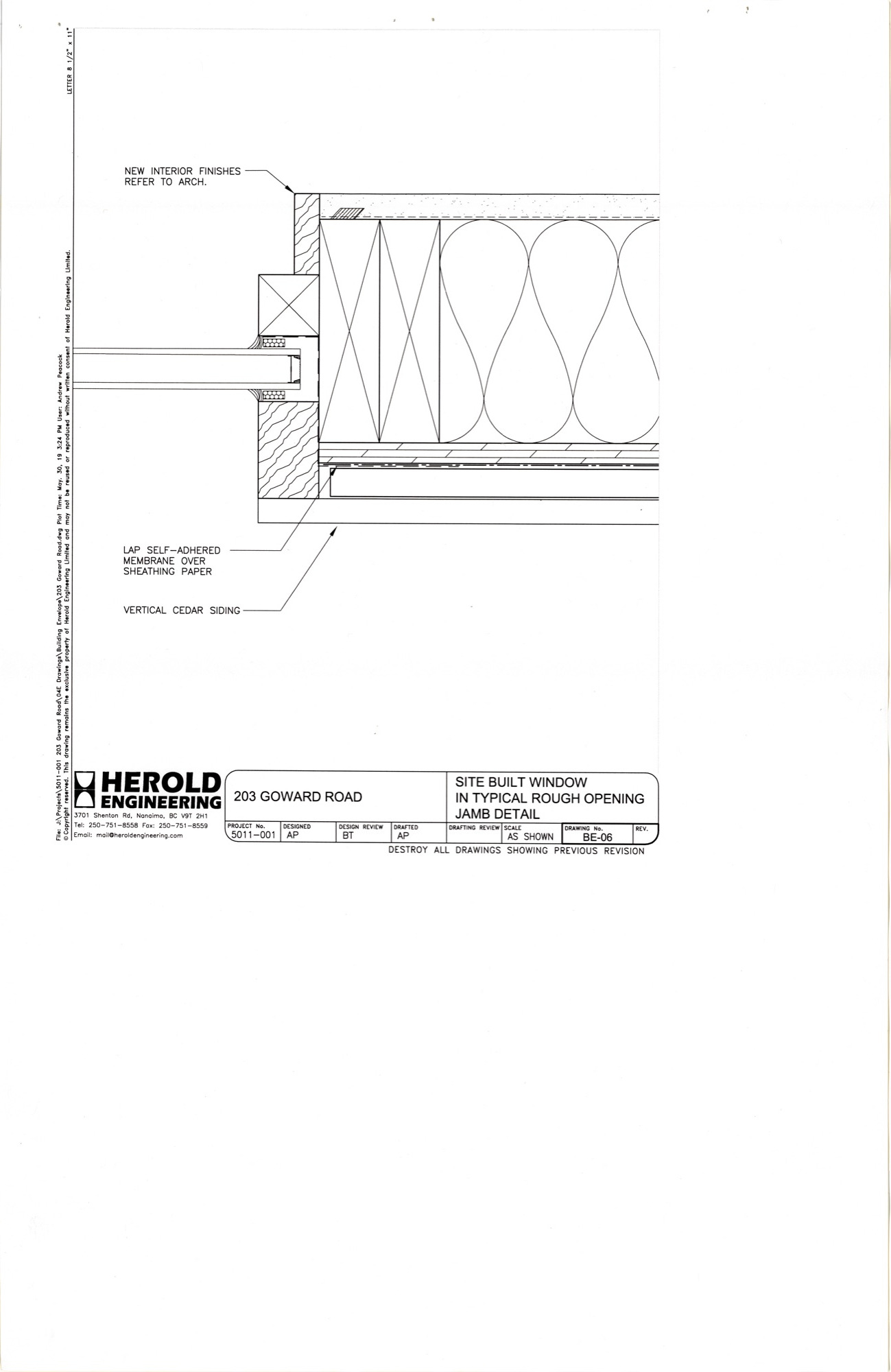 Engineering, Site-Built Windows, Detail (HH-HHC-0099) — engineering document, Hunter House Collection